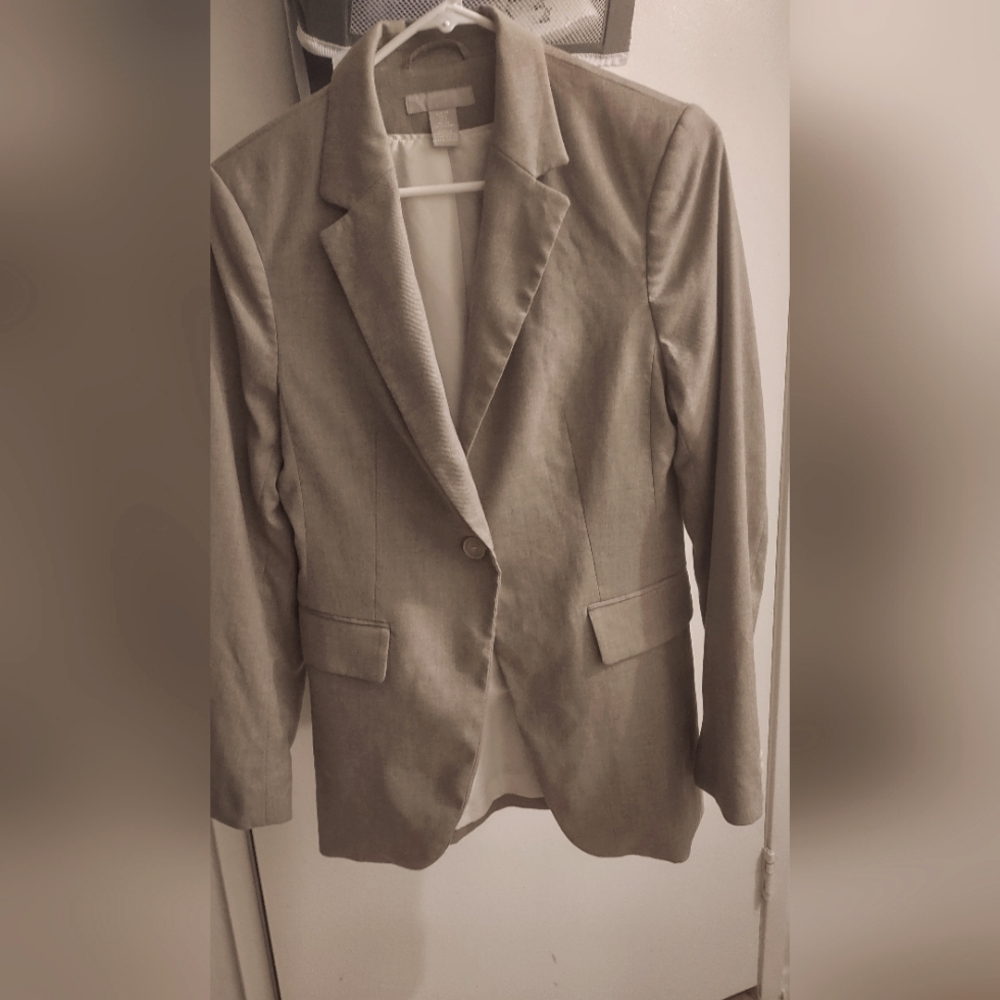 H&M Beige Business Casual Blazer